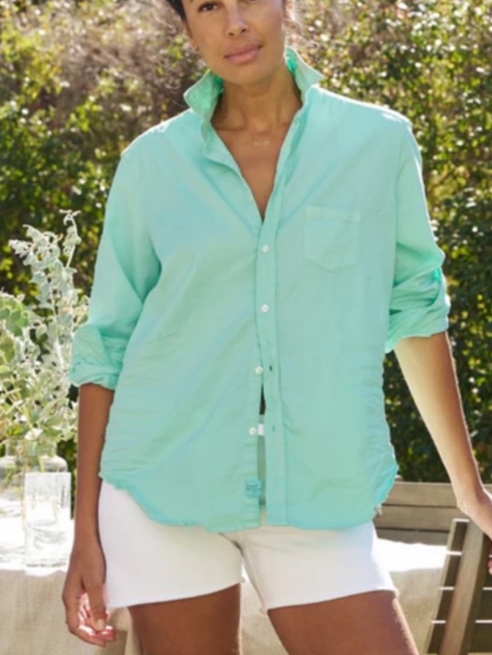 Frank & Eileen Mint Green Button-Down Shirt